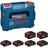 EXBA18V-40 4 x 4,0 Ah + EXBA18V-80 2 x 8,0 Ah