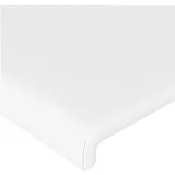 vidaXL Kopfteil Weiß 100x5x78/88 cm Kunstleder