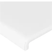 vidaXL Kopfteil Weiß 100x5x78/88 cm Kunstleder