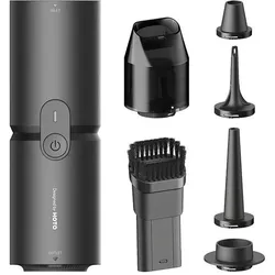 HOTO Mini-Staubsauger & Pumpe, 15000 Pa Saugleistung, USB-C, 1900 mAh, schwarz