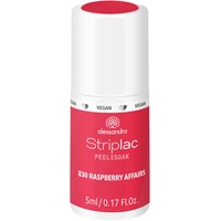 Alessandro Striplac Peel or Soak - Raspberry AFFAIRS - VEGAN - LED-Nagellack in Rot-Pink - Für perfekte Nägel in 15 Minuten, 5ml