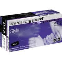neutrale Produktlinie Einw.-Handsch.Semperguard Nitril Style Gr.XL schwarz Nitril 90 St./Box