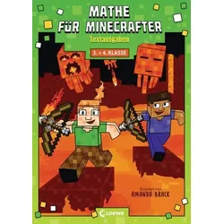 LOEWE VERLAG 978-3-7432-0599-4 Mathe Minecrafter - Textaufgaben 3. und 4. Klasse