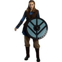 Funidelia | Lagertha Kostüm - Vikings für Damen Vikings, Wikinger, Barbaren, Nordisch - Kostüme für Erwachsene & Verkleidung für Partys, Karneval & Halloween - Größe L - Braun