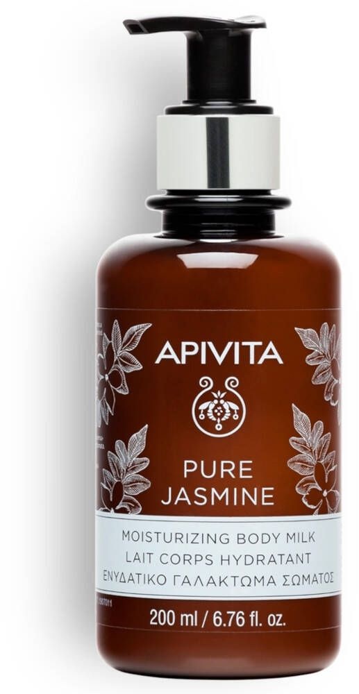 Apivita Crème Hydratante Corps Pure Jasmine 200 ml lotion pour le corps