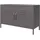dorel home furnishings Bradford, | Schrank mit 2 Türen in Metall, Graphitgrau