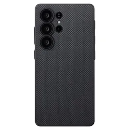 pitaka Galaxy S25 Ultra PIN Button Case schwarz/grau