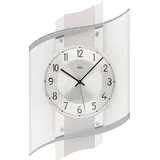 Funkwanduhr modern bedrucktes Mineralglas - AMS Modell: 5516