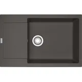Franke Maris MRG 611-78 XL links Einbauspüle schiefergrau fragranit Handbetätigung 780 x 500 mm