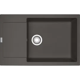 Franke Maris MRG 611-78 XL links Einbauspüle schiefergrau fragranit Handbetätigung 780 x 500 mm