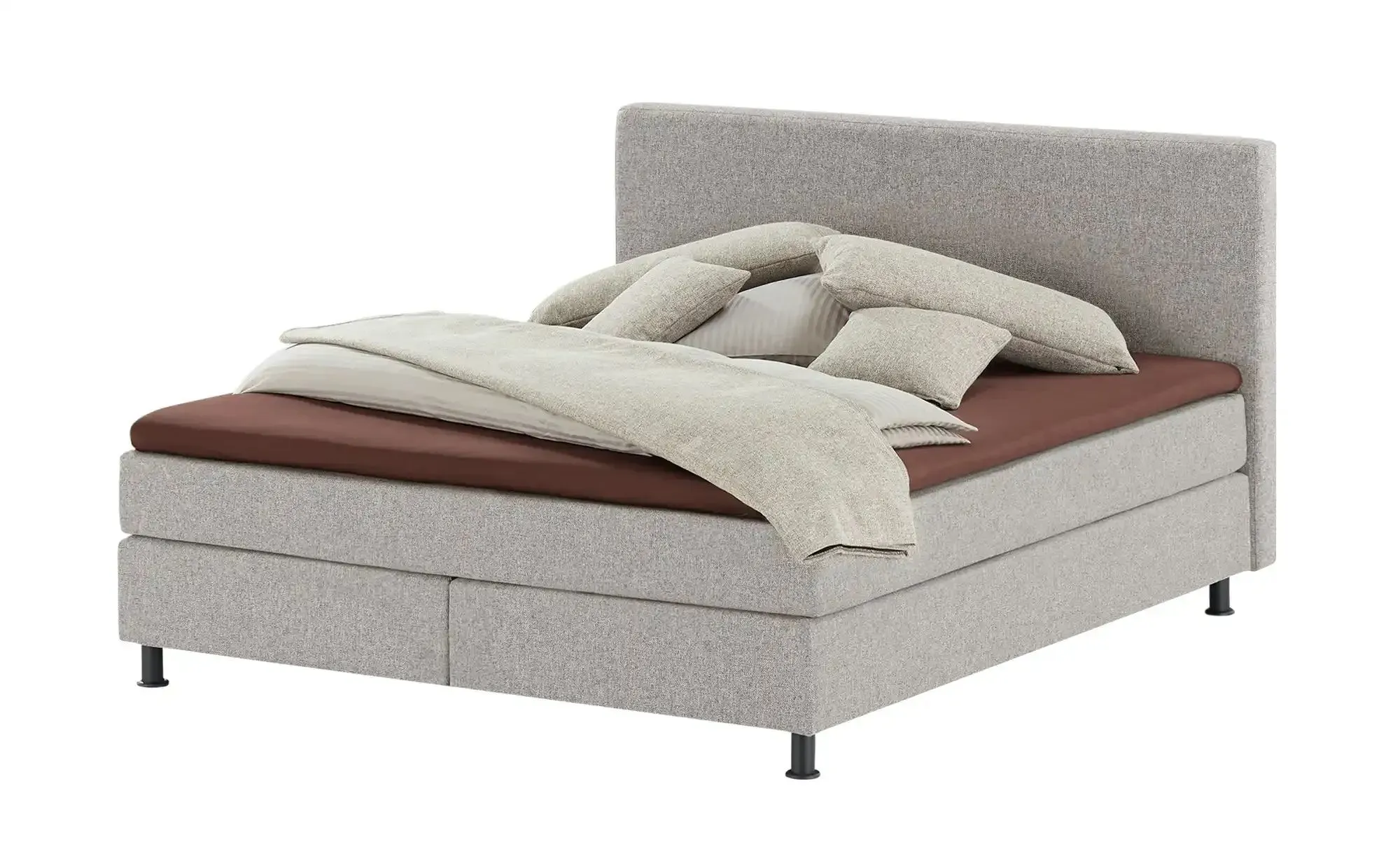Wohnwert Boxspringbett  Dormian Boro , grau , Maße (cm): B: 160 H: 112