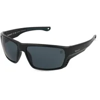 Timberland TB00002 Herren-Sonnenbrille Vollrand Quadratisch Kunststoff-Gestell, schwarz