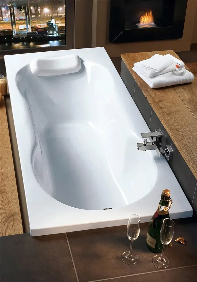 Badewanne OTTOFOND "Julia", weiß, B:75cm H:40cm L:170cm T:75cm, Sanitäracryl, Badewannen