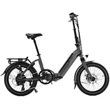 AsVIVA E-Bike 20" Klapprad B13 Stadtfalter AsVIVA 36V 14,0Ah Elektro-Klapprad Elektrofahrrad Pedelec grau - versch. Farben