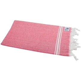 my Hamam Bahar Hamamtuch 80 x 175 cm rot, weiß