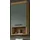 inn.furn Hängeschrank in Grün und Eiche 37 x 79 cm Shawn