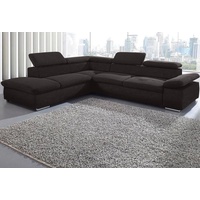 SIT&MORE Ecksofa Valantine V«, schwarz