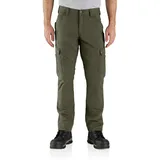 CARHARTT Ripstop Cargo Work PANT 105461 Nachfolger zur B342 - Dunkelgrün (G72) - W34/L30