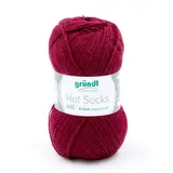 120 Wolle Hot Socks Dunkelrot 50 g
