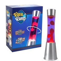 Party town Lavalampe Kinder Rosa Und Lila - Lava Lampe Led Mit Spielbälle | Lavalampe Groß | Lava Lamp 38 Cm | Lava Lampe Rosa Und Lila Für Kinder Und Erwachsene