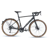 chilliz Gravelbike GL.08 28 Zoll RH 57 cm Unisex schwarz, glänzend
