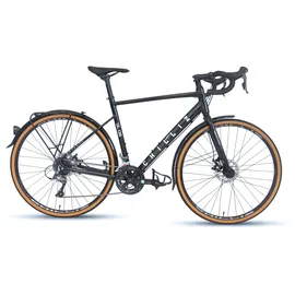 chilliz Gravelbike GL.08 28 Zoll RH 57 cm Unisex schwarz, glänzend