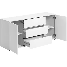home collective Sideboard 150 x 70 x 40 cm Weiß