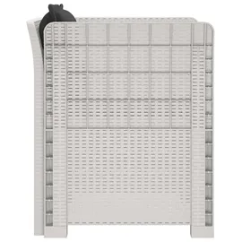 vidaXL 1-Sitzer Sessel 1 x 1 x 1 cm weiß