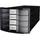 HAN Schubladenbox Impuls 1012-363 28 x 23,5 x 36,7 cm 4-tlg. schwarz/transparent