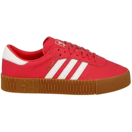 Damen Sneaker Adidas Sambarose W Shock Red White Gum 38.5 Damen Sneaker Adidas Sambarose W Shock Red White Gum 38.5