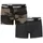 Brandit Textil Boxershorts woodland / schwarz M 2er Pack