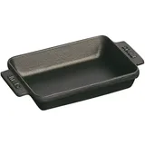 Staub Auflaufform 15 x 11 cm Schwarz
