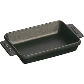 Staub Auflaufform 15 x 11 cm Schwarz