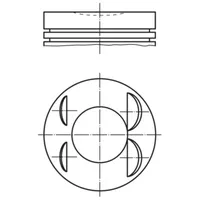 Mahle Kolben MAHLE 021 PI 00127 002