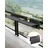 Vevor Balkontisch, 1220x300mm, klappbarer Balkonhängetisch, Klapptisch für den Außenbereich, 22 kg Tragkraft, passend für Geländer von 2,54 bis 15