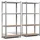 VOUNOT VOUNOT® Schwerlastregal 2er Set, Regal Lagerregal Kellerregal, 80x40x160cm, 4 Böden