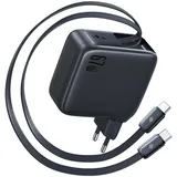 Baseus EnerCore CJ21 Charger Retractable 3C 67W EU Black