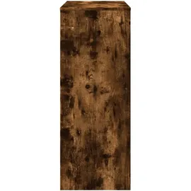 vidaXL Bartisch mit Regal Räuchereiche 90x40x103,5 cm Holzwerkstoff