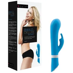 Rabbit Vibrator B Swish Bwild Deluxe in blauer Farbe