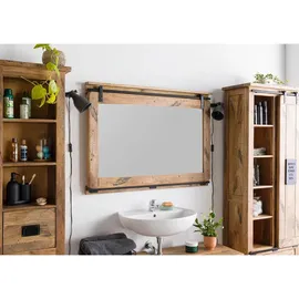 Massivmoebel24 Spiegel Mango 114 x 80 cm Beige