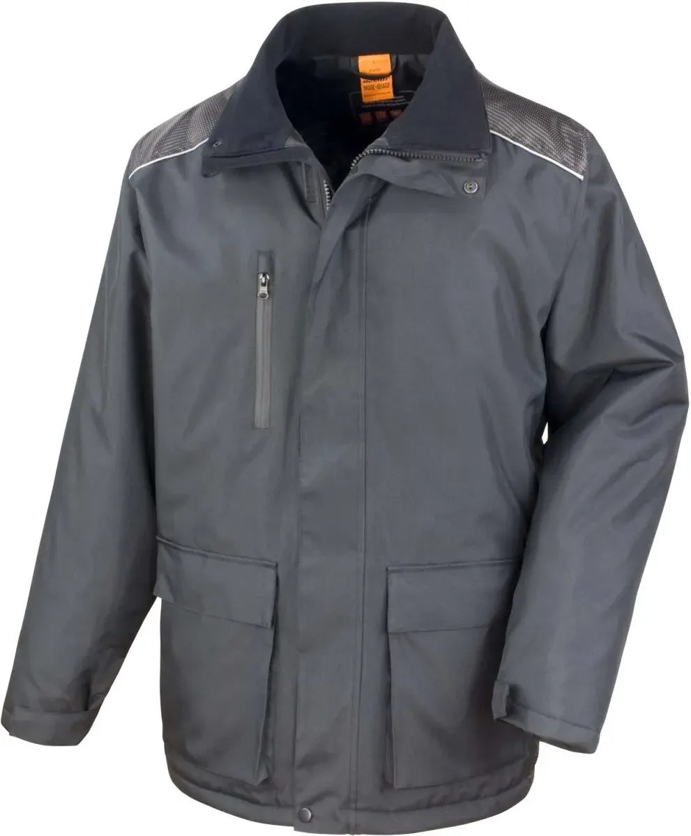 Result WORK-GUARD Herren Vostex Workwear Parka Übergangsjacke R305X black XXL