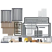 BUSCH US Baustellen-Set 5450 H0