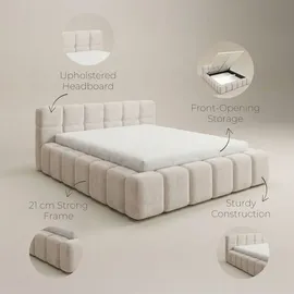 dekori.interiors NUBO Premium 140 x 200 cm Silber