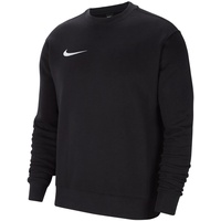 Nike Park 20 Fleece Crew Sweatshirt Herren Team Club Crewneck Shirt, Black/White, S