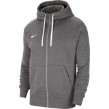 Club Team Full-Zip Hoodie Sweatshirt Charcoal heathr/white S