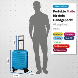 nowi Las Palmas 4-Rollen Cabin 55 cm / 34 l blau