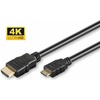 2m HDMI/miniHDMI C 2m HDMI Mini-HDMI Schwarz