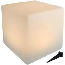 crhclh LED Solar Wurfelleuchte 30 cm Kunststoff IP67