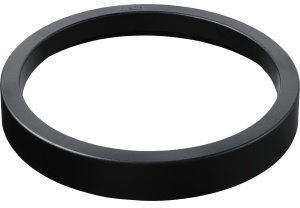 helit Papierkorb Ring the olympic, 18 Liter, Ring zur Beutelbefestigung für "the german" und "the german line" Körbe 18 Liter, Farbe: schwarz