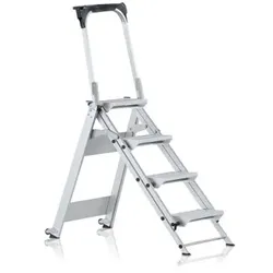 Treppe 4 Stufen, Stufenbreite 360mm, klappbar, Stufe T 205mm